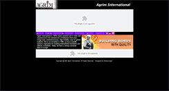 Desktop Screenshot of agriminternational.com